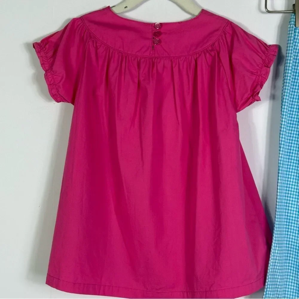 Lolly Wolly Doodle NWOT Easter set, Pink & Blue, girls size 4